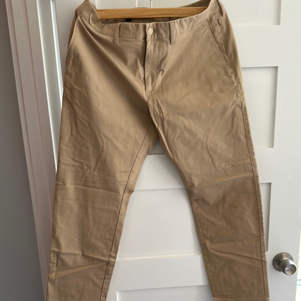 J. Crew Tan Chinos Classic Straight-Leg